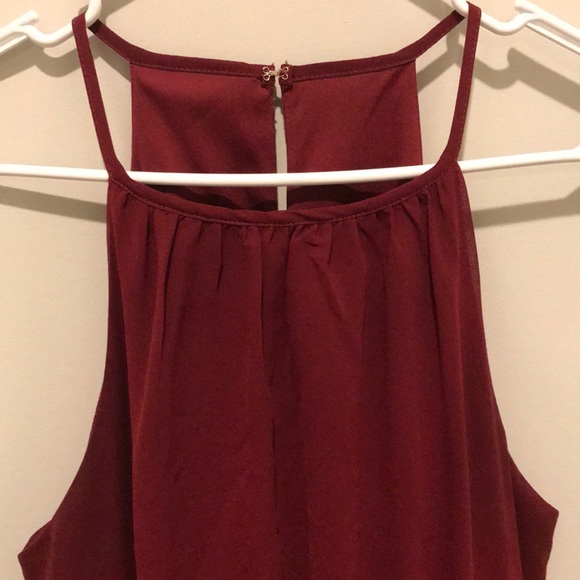 FLASH SALE!! Formal Burgundy Dress - Picture 2 of 4